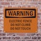 Signmission Electric Fence Do Not Climb Do Not Touch OSHA Warning Sign, Plastic, 10in W x 7in L, 2PK OS-2PACK-WS-P-710-L-12086 - alternate 4